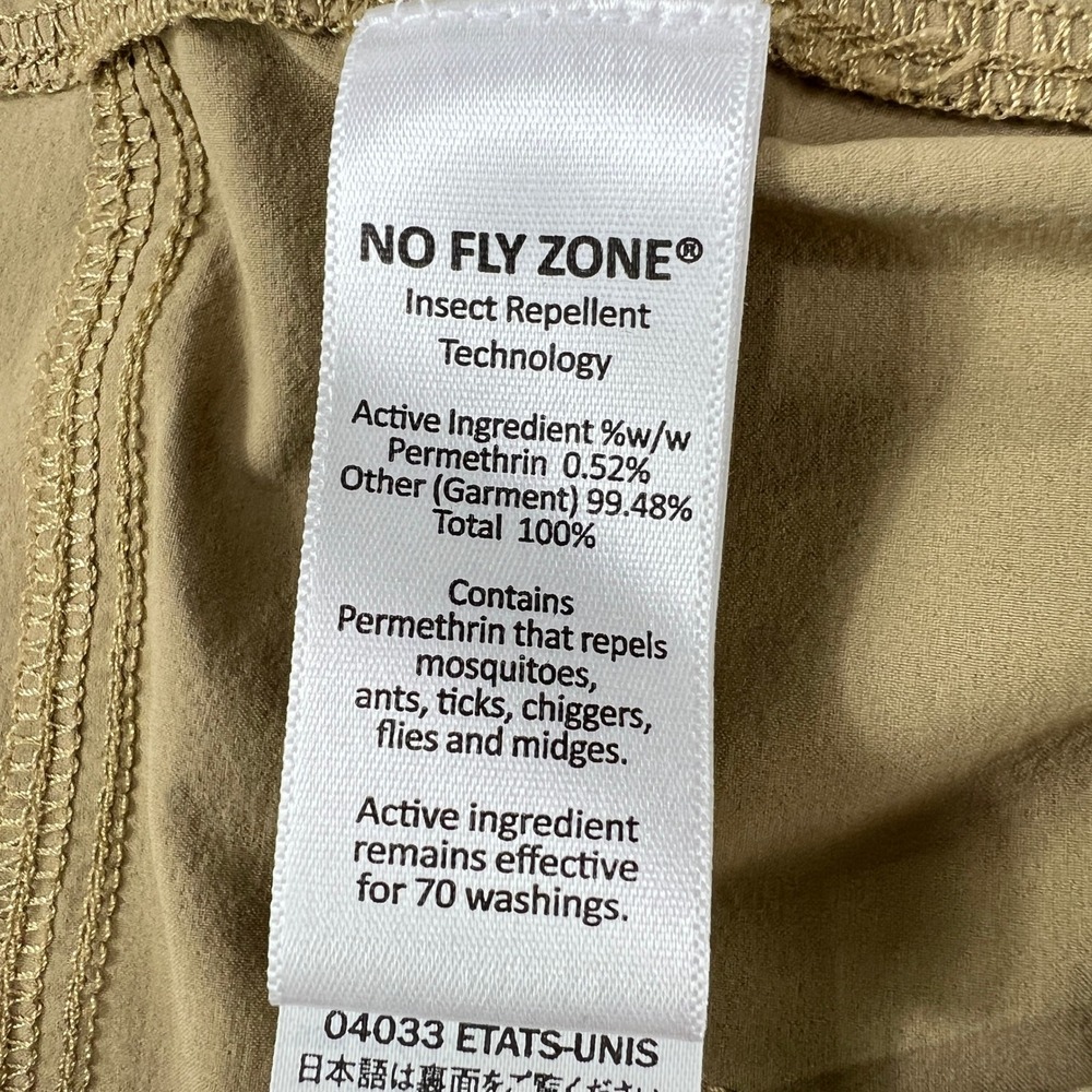 LL Bean Womens 18W No Fly Zone Insect Repellent Pants Regular Hiking Outdoor - Picture 5 of 8